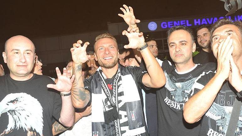 Ciro Immobile, Beşiktaş için İstanbul’a geldi