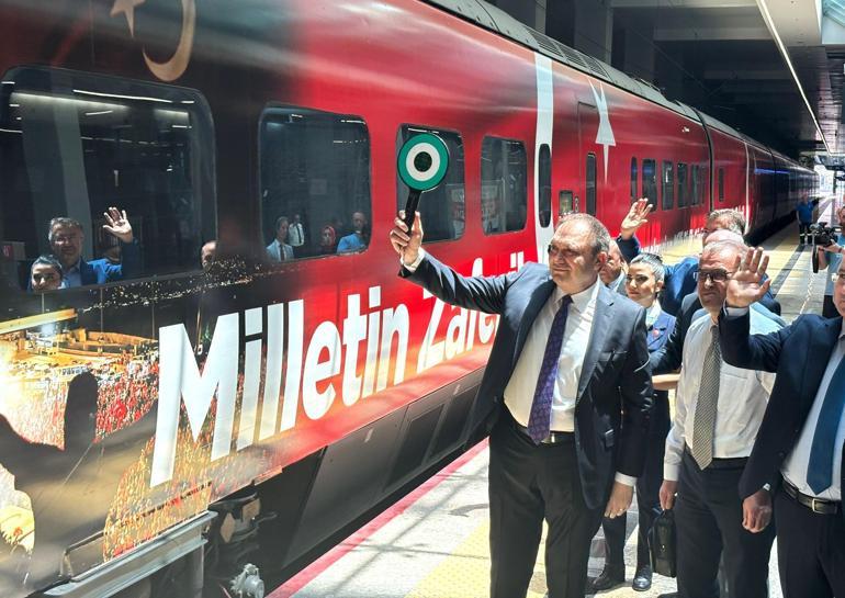 15 Temmuz Demokrasi ve Milli Birlik Treni, ilk seferine çıktı