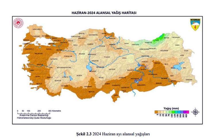 Türkiyede 23 yılın en düşük haziran yağışı