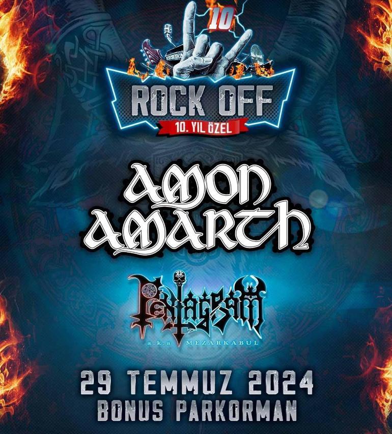 Rock Off Festivalinin 10. yıl konuğu; Amon Amart