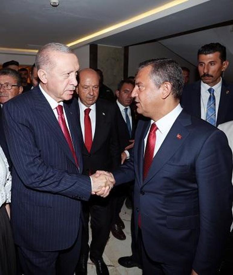 Cumhurbaşkanı Erdoğan, KKTC Cumhurbaşkanı Tatar ile görüştü