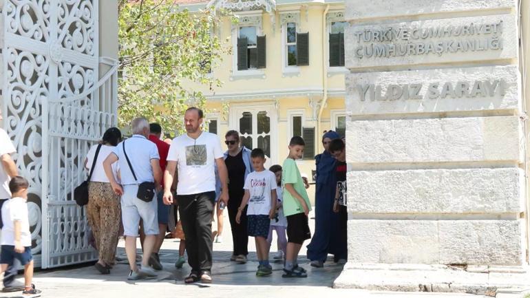 Yıldız Sarayında haftasonu yoğunluğu