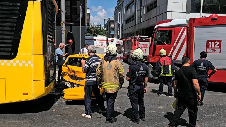 Avcılarda 4 aracın karıştığı zincirleme kaza