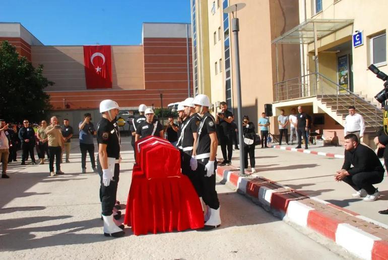 Kastamonuda şehit polis memuru için tören; yaralı arkadaşı da katıldı