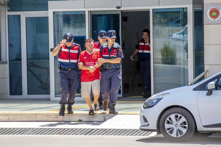 Sevgilisini ve oğlunu öldüren şüpheli, ceset için çuval almaya giderken yakalanmış