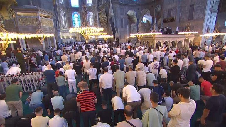 Ayasofya Camiinde İsmail Haniye için gıyabi cenaze namazı