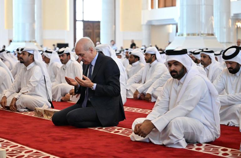 Cumhurbaşkanı Yardımcısı Yılmaz, TBMM Başkanı Kurtulmuş ve Bakan Fidan Haniye’nin cenaze törenine katıldı