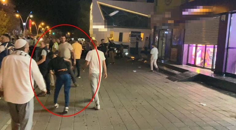 Midyatta İsraile tepki için toplanan grup, restoran ve kozmetik zinciri şubelerine taşlarla saldırdı