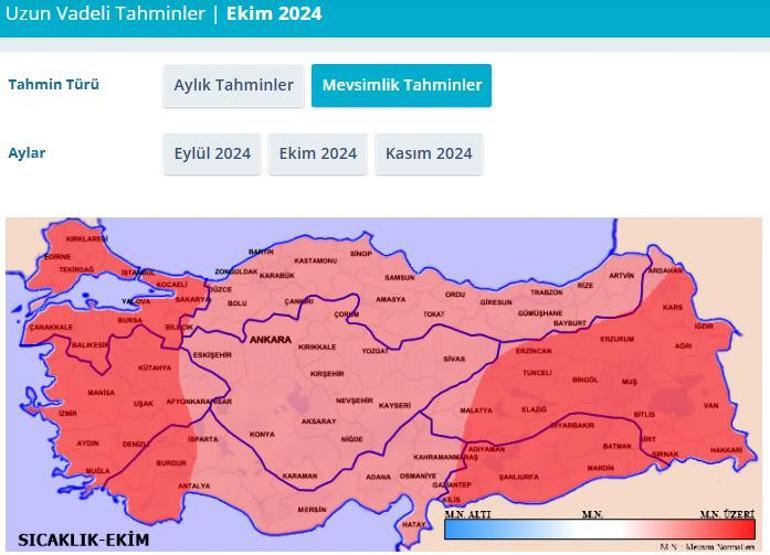 Çok sıcak sonbahar uyarısı