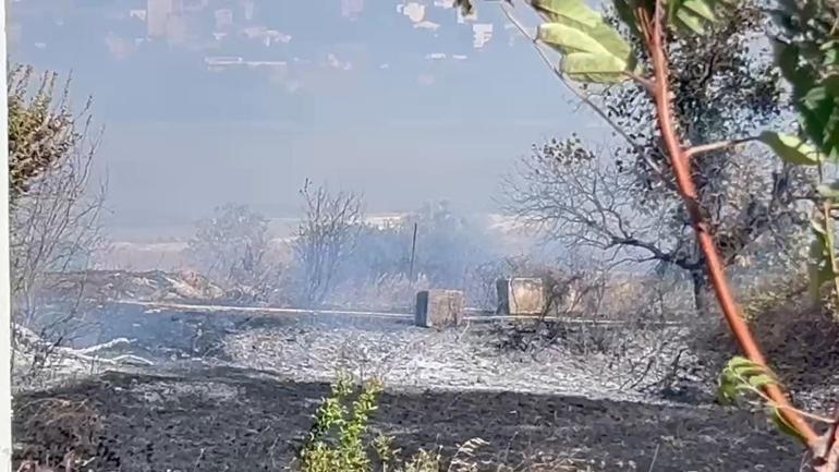 Avcılar’da ağaçlık alanda çıkan yangın nedeniyle tren seferleri durduruldu