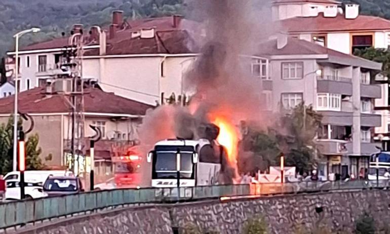 Kastamonu’da aynı aileye ait yat ile otobüste eş zamanlı yangın