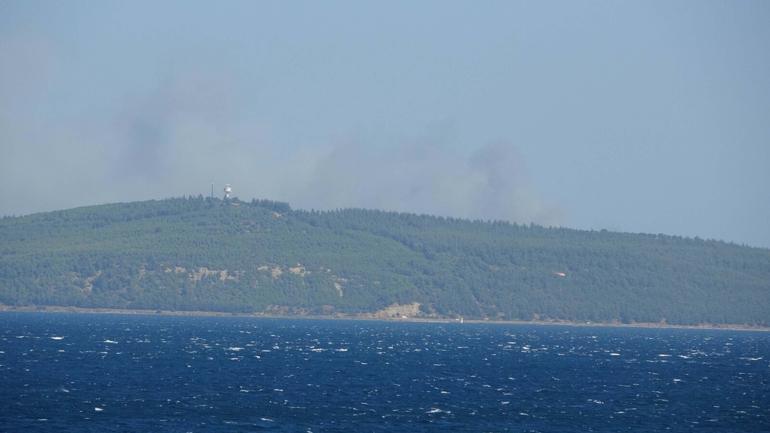 Çanakkale’de orman yangını