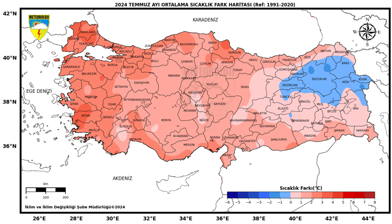 Temmuz 2024, son 53 yılın en sıcak temmuz ayı oldu