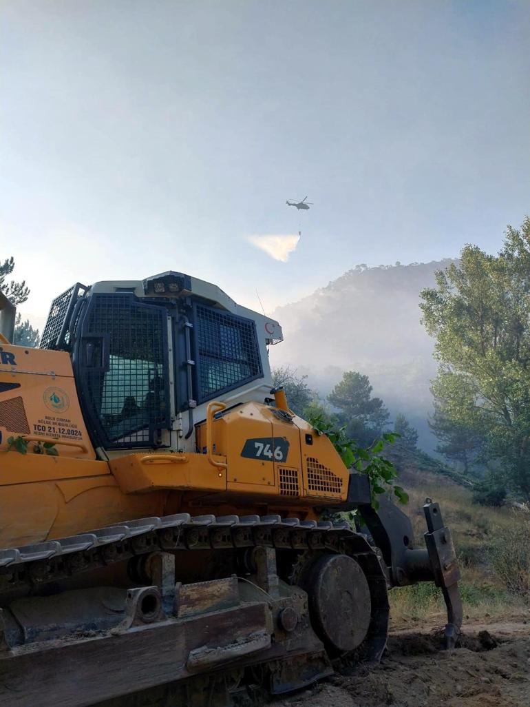 Boluda orman yangını 72 saat sonra kontrol altında