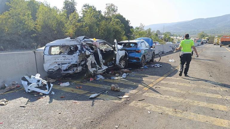 Bolu Dağında zincirleme kaza: 1 ölü, 6 yaralı