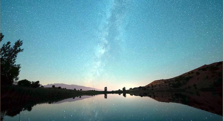 Erzincanlı yönetmen, Perseid meteor yağmurunu görüntüledi