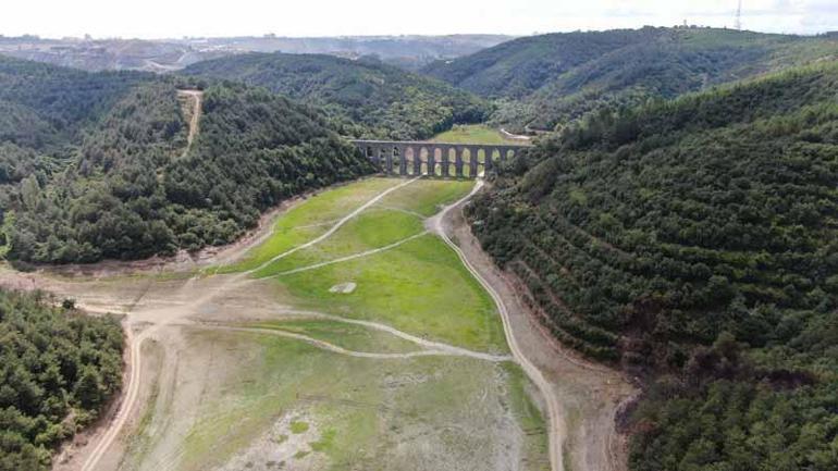 İstanbulda barajlarda doluluk oranı yüzde 50nin altına düştü