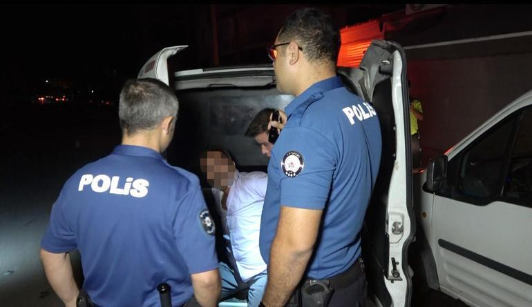 Kaçan alkollü sürücü, polis otosuna çarpınca yakalandı