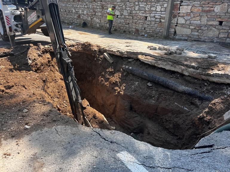 Bodrumda bir gün arayla ana su isale hattında 2’nci patlama