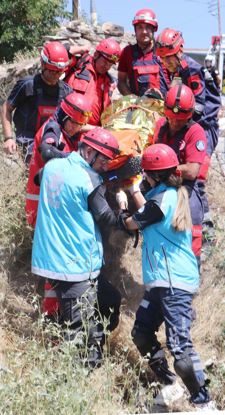 Erzurumda deprem tatbikatı