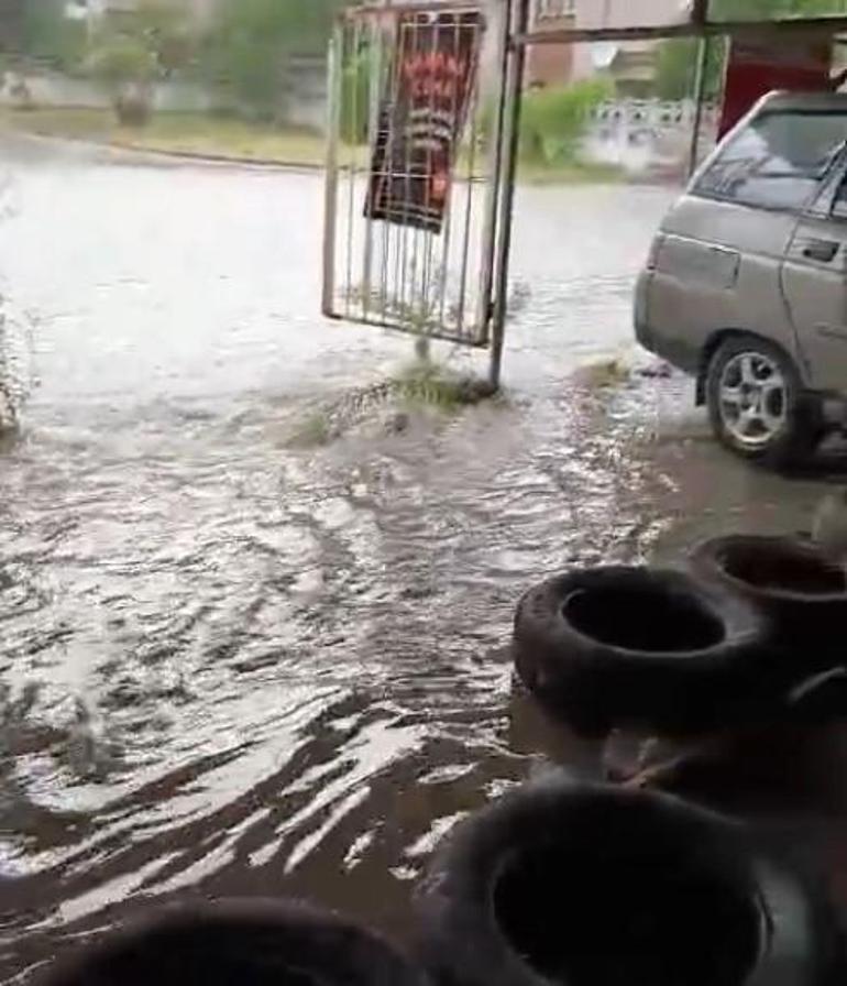 Karabükte sağanak etkili oldu