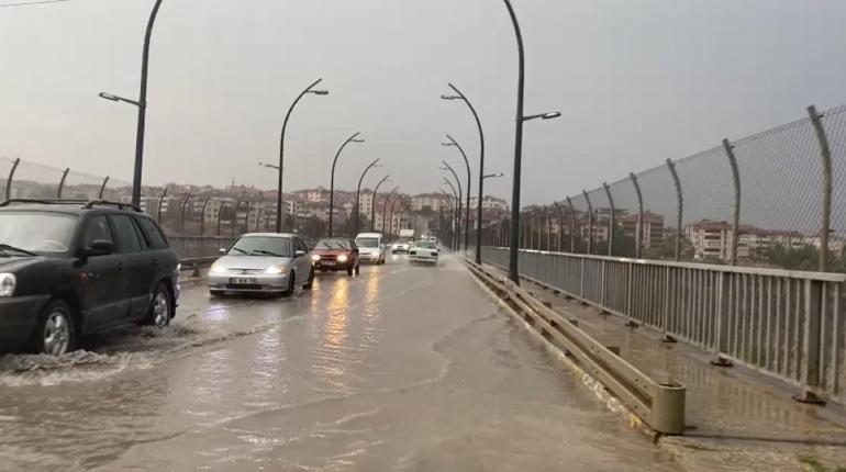 Karabükte sağanak etkili oldu