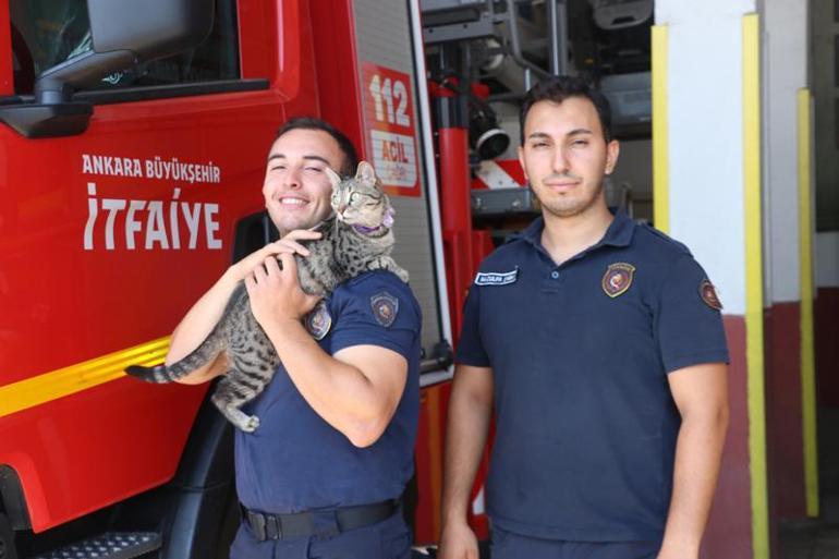 Ankaralı itfaiyeci, deprem enkazından kurtardığı Maraş ile yaşıyor