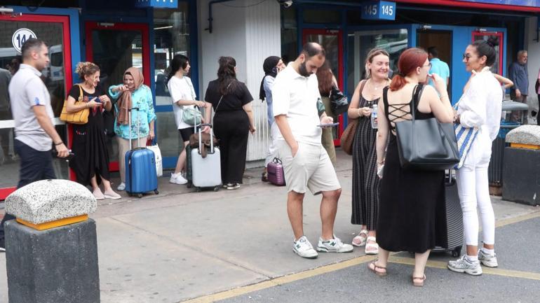 Büyük İstanbul Otogarında okula dönüş yoğunluğu