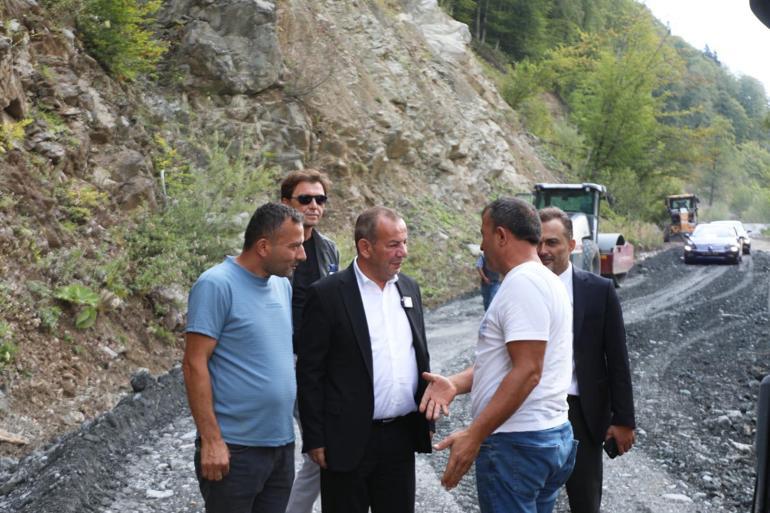 Başkan Özcandan Abanta Düzceden yol açma çalışmalarına tepki