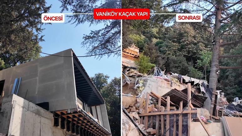 Vaniköyde yıkım tamamlanan bölge ağaçlandırılacak