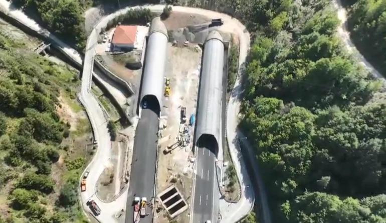 Bolu Dağı Tünelindeki çalışma, planlanan tarihten 12 gün önce tamamlandı