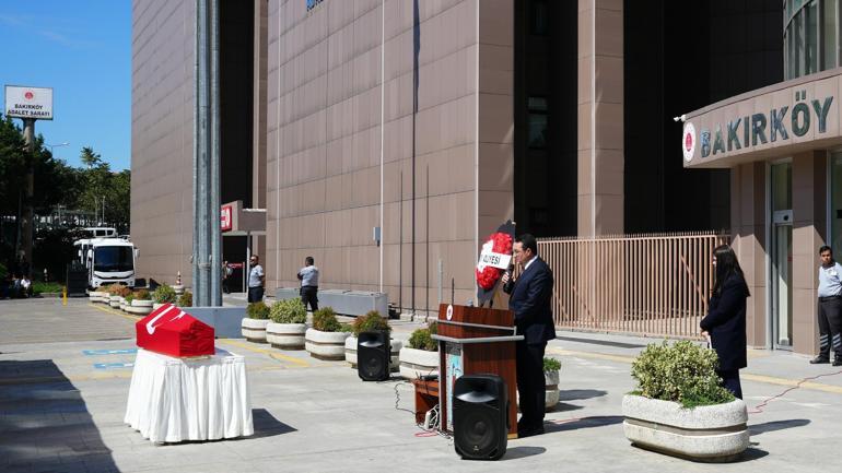 Hakim Erdoğan Ayata İçin Bakırköy Adalet Sarayında tören düzenlendi