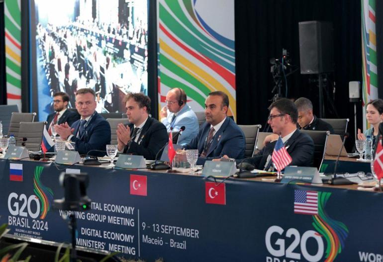 Bakan Kacır, G20 Dijital Ekonomi Bakanları Toplantısında konuştu