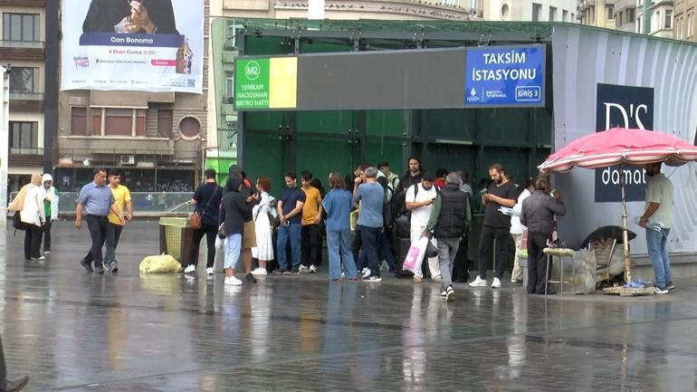 İstanbulda sağanak yağmur etkili oldu