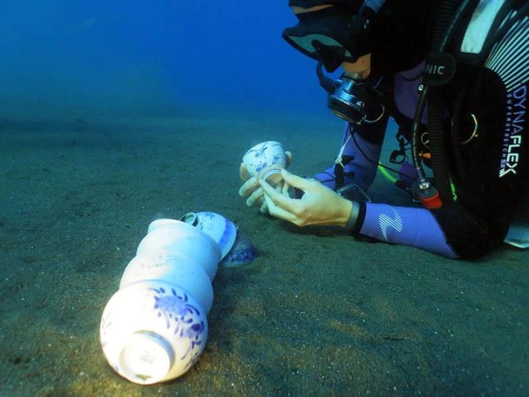 Datçadaki Osmanlı dönemi batığında yeni buluntular ortaya çıkarıldı