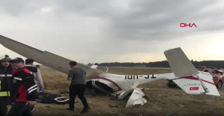 Bursada eğitim uçağı düştü, 2 pilot hayatını kaybetti