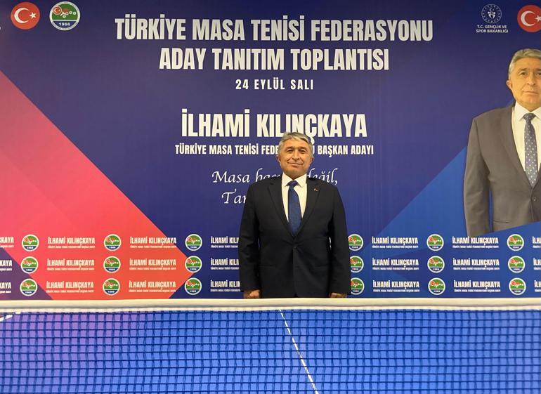 İlhami Kılıçkaya, Masa Tenisi Federasyonu Başkanlığına aday oldu