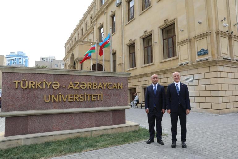 Yükseköğretim Kurulu Başkanı Erol Özvar, Türkiye-Azerbaycan Üniversitesini ziyaret etti