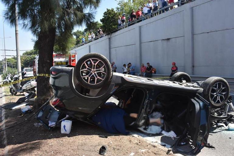 Hasta ziyaretine giderken otomobilleri köprüden düştü: 3 ölü, 2 yaralı