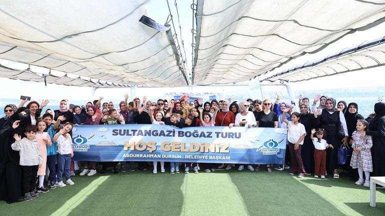 Sultangazi Belediyesinden kadınlara özel boğaz turu