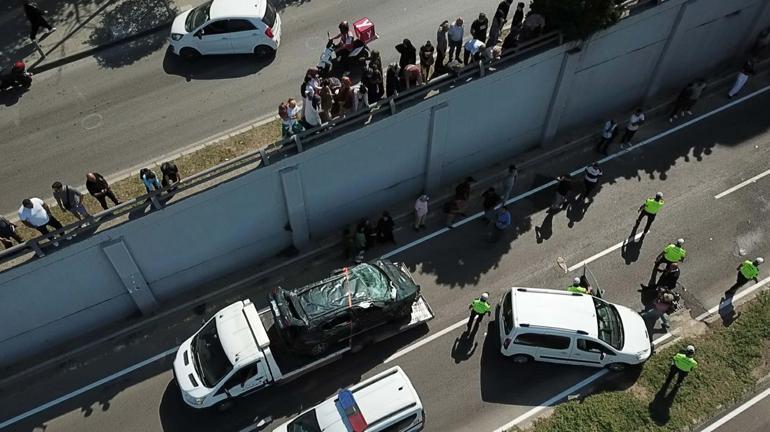 Hasta ziyaretine giderken otomobilleri köprüden düştü: 3 ölü, 2 yaralı