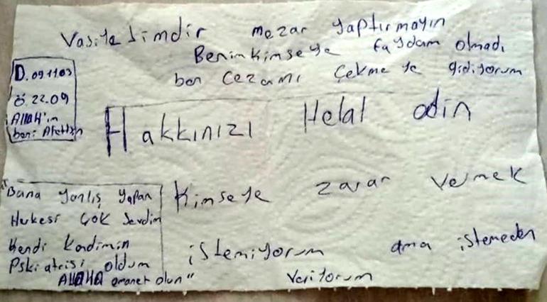 Helallik isteyip, Mezarımı yaptırmayın notu bırakan inşaat işçisi aranıyor