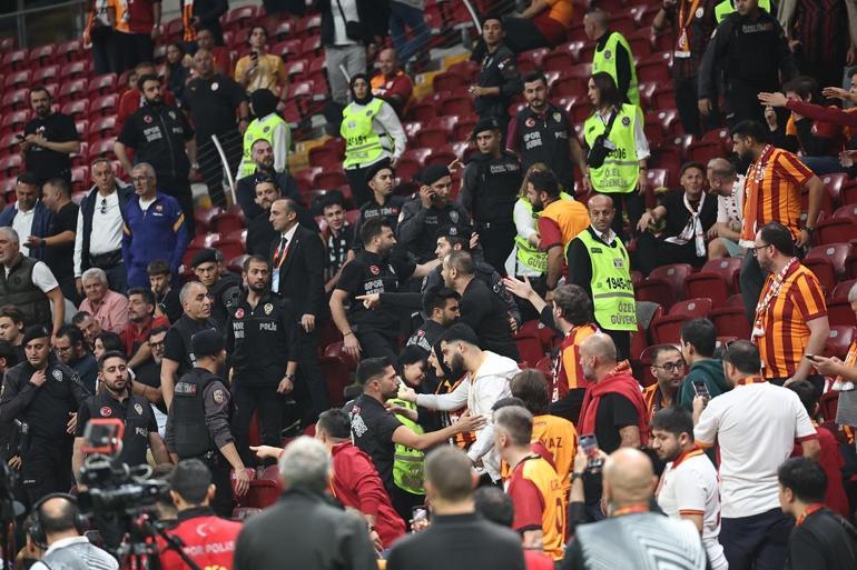 PAOK’lu taraftar, polis eşliğinde stadyumdan çıkarıldı