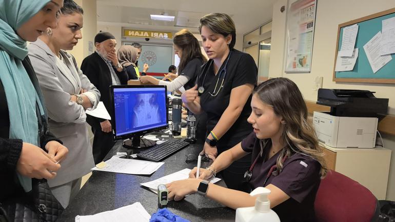 Doğdukları hastaneye atanan 5 genç doktor, ilk nöbetlerini tuttu