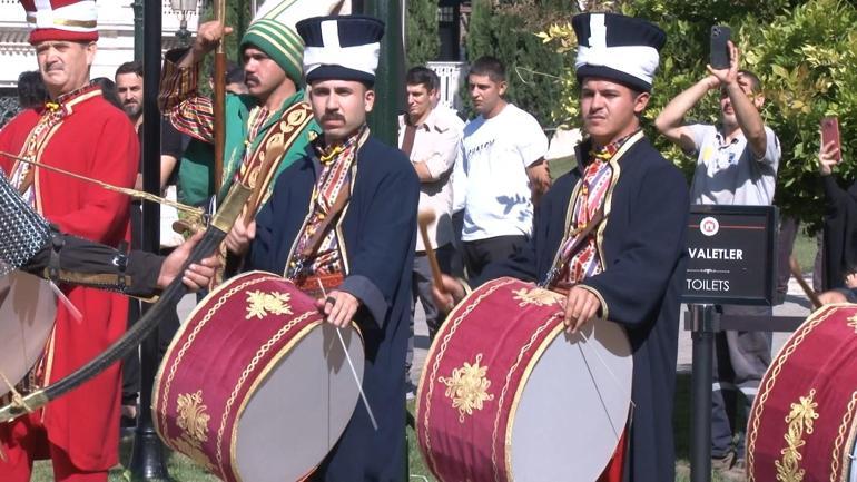 2024 yılının son mehteran gösterisi Yıldız Sarayında ilgiyle izlendi