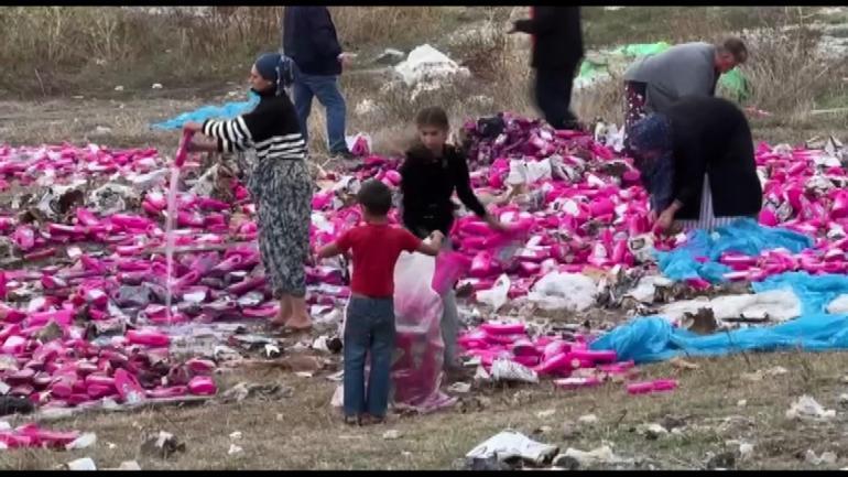 Avcılarda çalınan temizlik ürünlerinden geri kalanlar kapışıldı