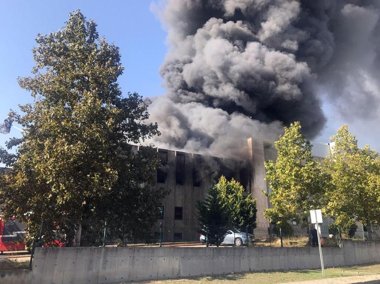 Tekirdağda fabrika yangını