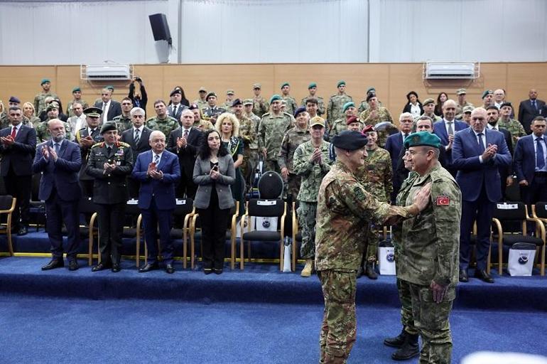 Bakan Güler, Kosova Barış Gücü Komutanlığı devir teslim törenine katıldı