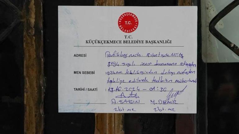 Küçükçekmecede tahliye edilen binanın akıbeti incelemelerin ardından belli olacak