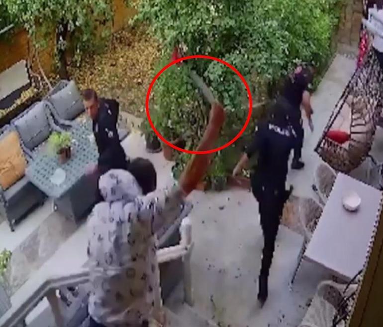 Sağlıkçılarla ihbara giden polis bıçaklandı; 33 suç kaydı olan saldırgan vurularak yakalandı